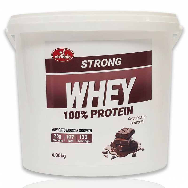 Olympic Strong Whey Protein 100%, Čokolada, 4kg